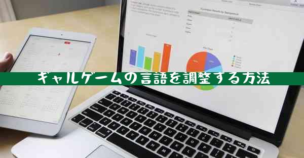 ギャルゲームの言語を調整する方法