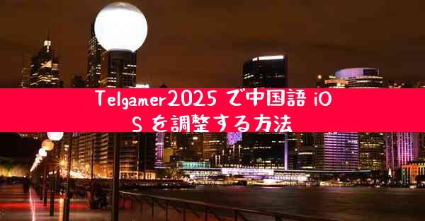 Telgamer2025 で中国語 iOS を調整する方法